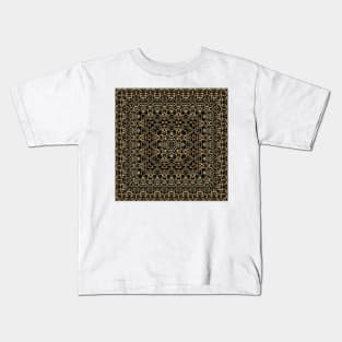 Arabic ornate golden pattern Kids T-Shirt